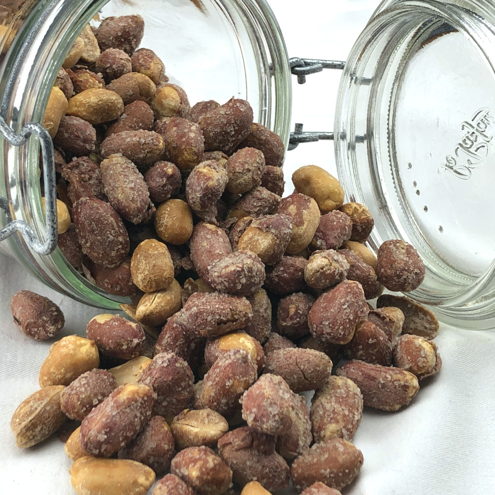 Cacahutes Grilles Sales avec Peau - Tous Les Fruits Secs