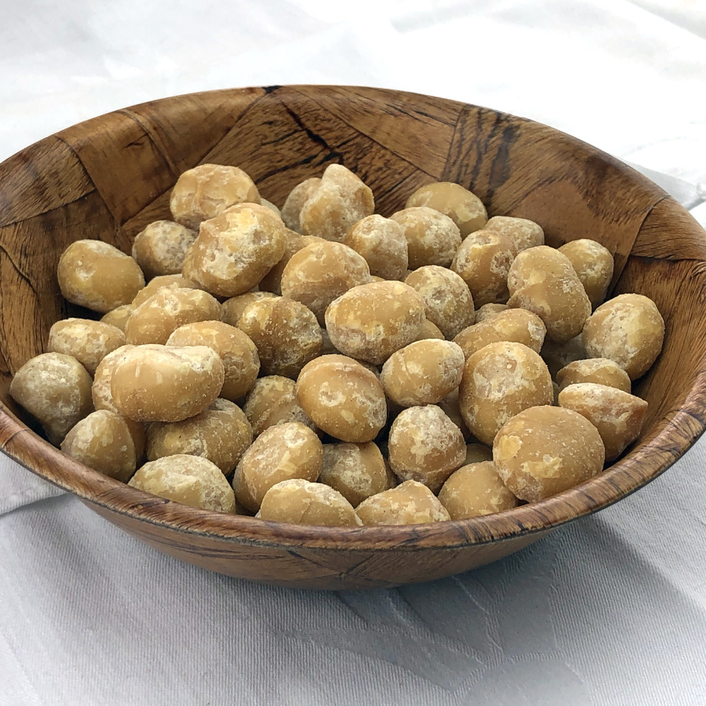 Noix de macadamia salée Formats disponibles Petite barquette 150 g